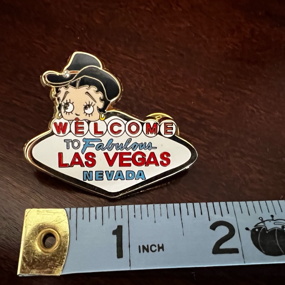 Limited Edition Betty Boop Black Hat Las Vegas Pin